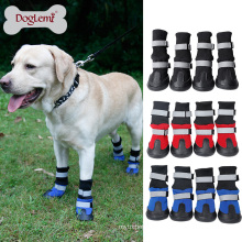 wholesale soft reflecting waterproof dog boots shoes
